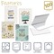 Better Office Products Happy Birthday Cards W/Envs, 4in x 6in 4 Cover Designs, Blank Inside, Elegant Gold Collection, 100PK 64530 - alternate 3